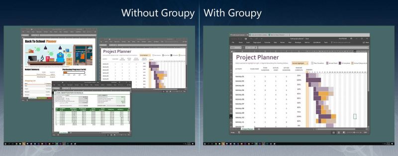 Groupy - 所有软件窗口多合一工具 软件标签化