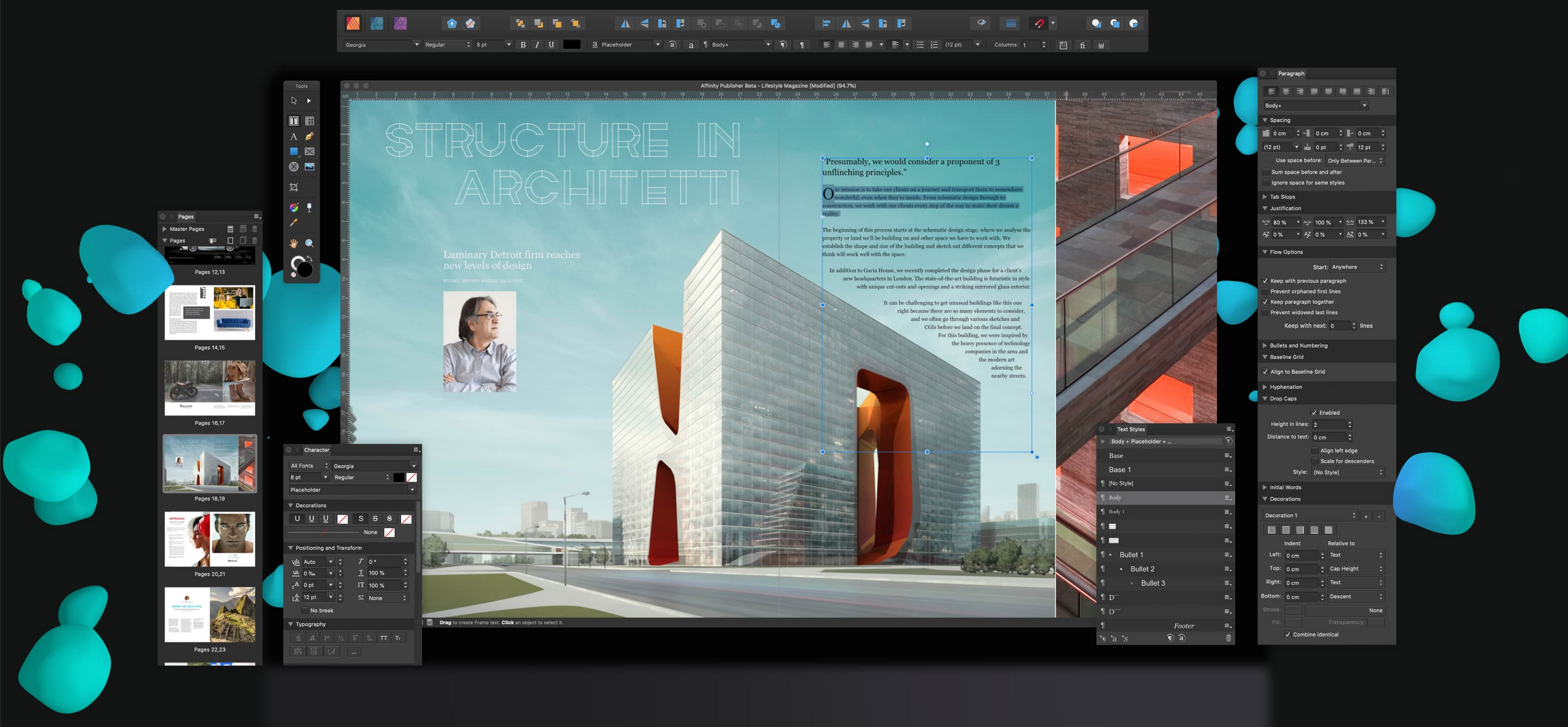 Affinity Publisher: 专业出版设计工具 AI PSD